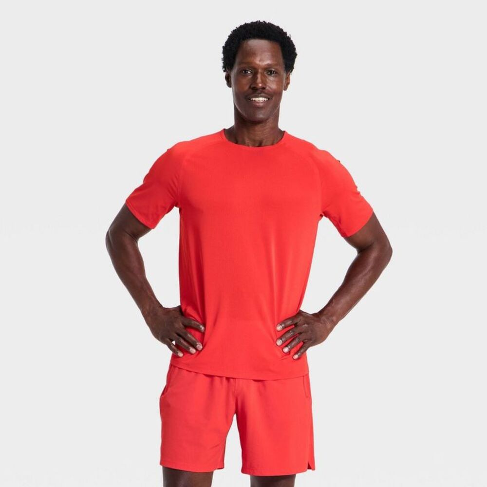 Men's Elevated Run T-Shirt - All In Motion Vibrant Red XXL